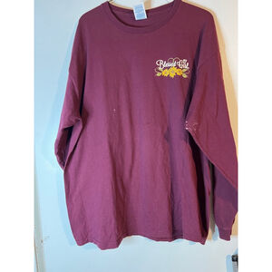 Women's Delta Pro Weight T-shirt XL Maroon Long Sleeve